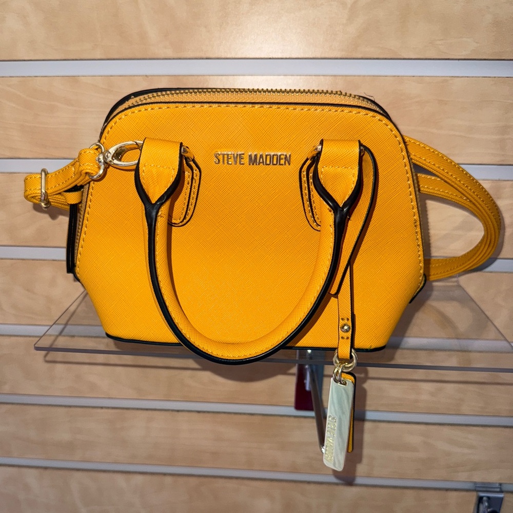 Steve Madden Mustard Satchel